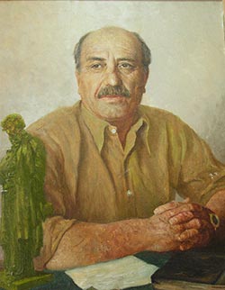 Портрет Кайсына Кулиева, художник К. Половицкий